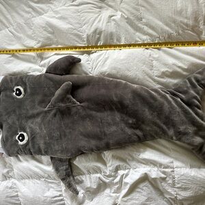 Gray Shark Sleeping Bag/ Blanket/ Animal Toy